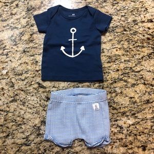 H&M Anchor Short Set